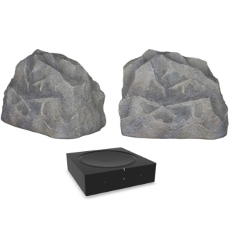 RK63 Par De Bocinas Tipo Roca 6? + AMP Sonos By Sonance